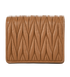 Miu Miu Small Matelasse Wallet, back view